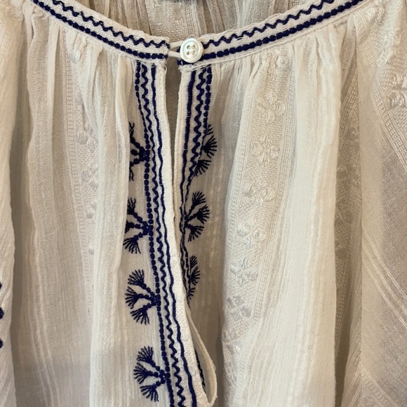 Ne Quittez Pas Dobby Blouse, L - Picture 5 of 9